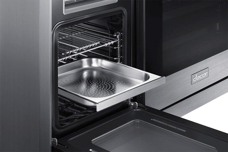 Dacor DOP48M96DHM 48" Pro Dual-Fuel Steam Range, Graphite Stainless Steel, Natural Gas/High Altitude - Image 8