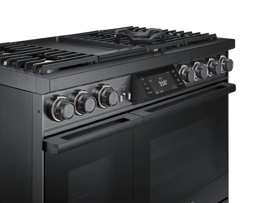 Dacor DOP48M96DPM 48" Pro Dual-Fuel Steam Range, Graphite Stainless Steel, Liquid Propane - Image 6
