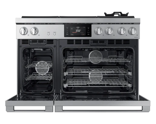 Dacor DOP48T960DS 48" Dual-Fuel Steam Range, Silver Stainless, Natural Gas/Liquid Propane - Image 2