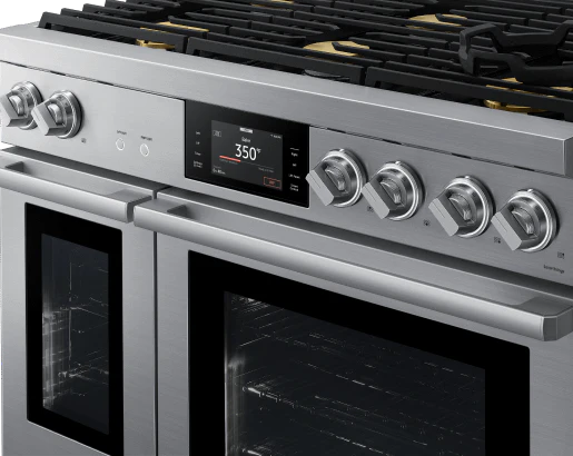 Dacor DOP48T960DSDA 48" Dual-Fuel Steam Range, Silver Stainless, Natural Gas/Liquid Propane - Image 4