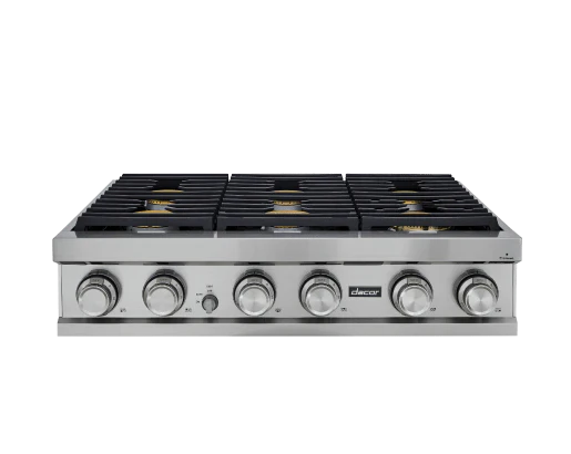 Dacor DTT36M876PS 36" Rangetop, Stainless Steel, Liquid Propane