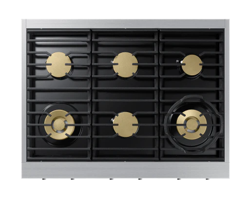 Dacor DTT36T960GS 36" Rangetop, Silver Stainless, Natural Gas/Liquid Propane - Image 3