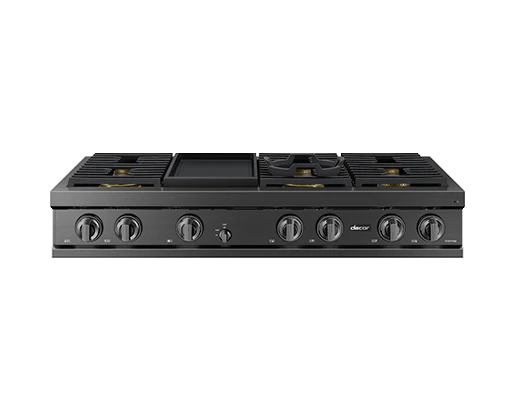 Dacor DTT48T963GM 48" Rangetop, Graphite Stainless, Natural Gas/Liquid Propane
