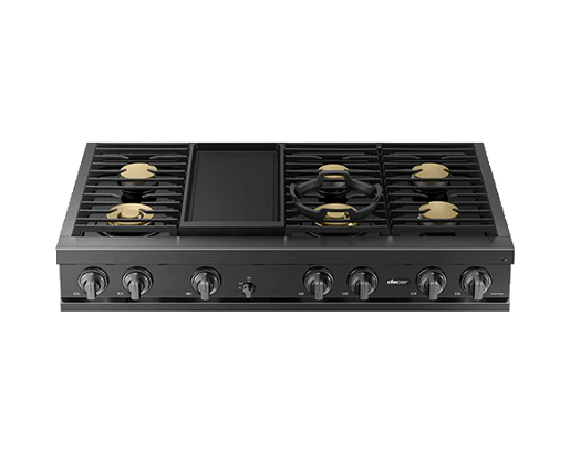 Dacor DTT48T963GM 48" Rangetop, Graphite Stainless, Natural Gas/Liquid Propane - Image 2