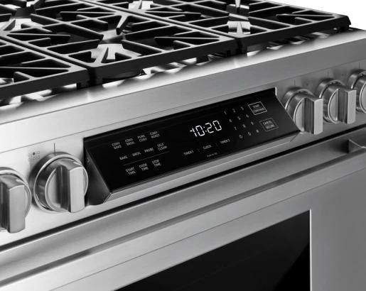Dacor HDPR36SLP Dual Fuel Pro Range, Silver Stainless Steel, Liquid Propane - Image 5