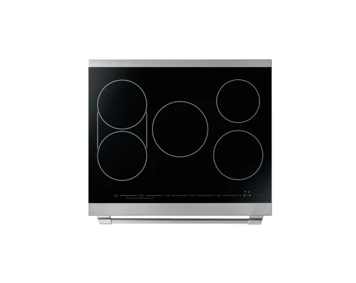 Dacor HIPR30S 30" Induction Pro Range, Silver Stainless Steel - Image 4