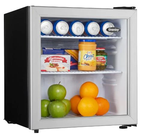 DAG016A1BDB Danby 1.6 cu. ft. Compact Glass Door Fridge in Platinum - Image 11