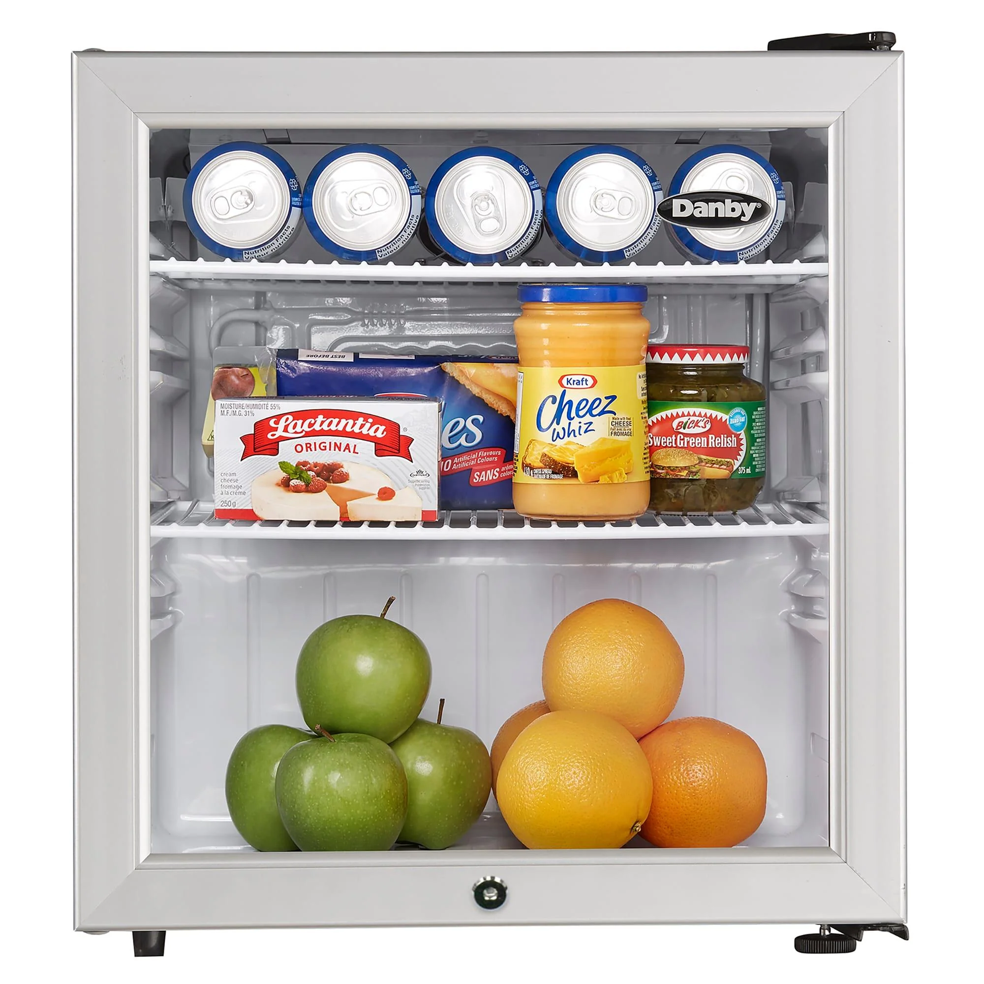 DAG016A2BDB Danby 1.6 cu. ft. Compact Glass Door Fridge in Platinum - Image 12