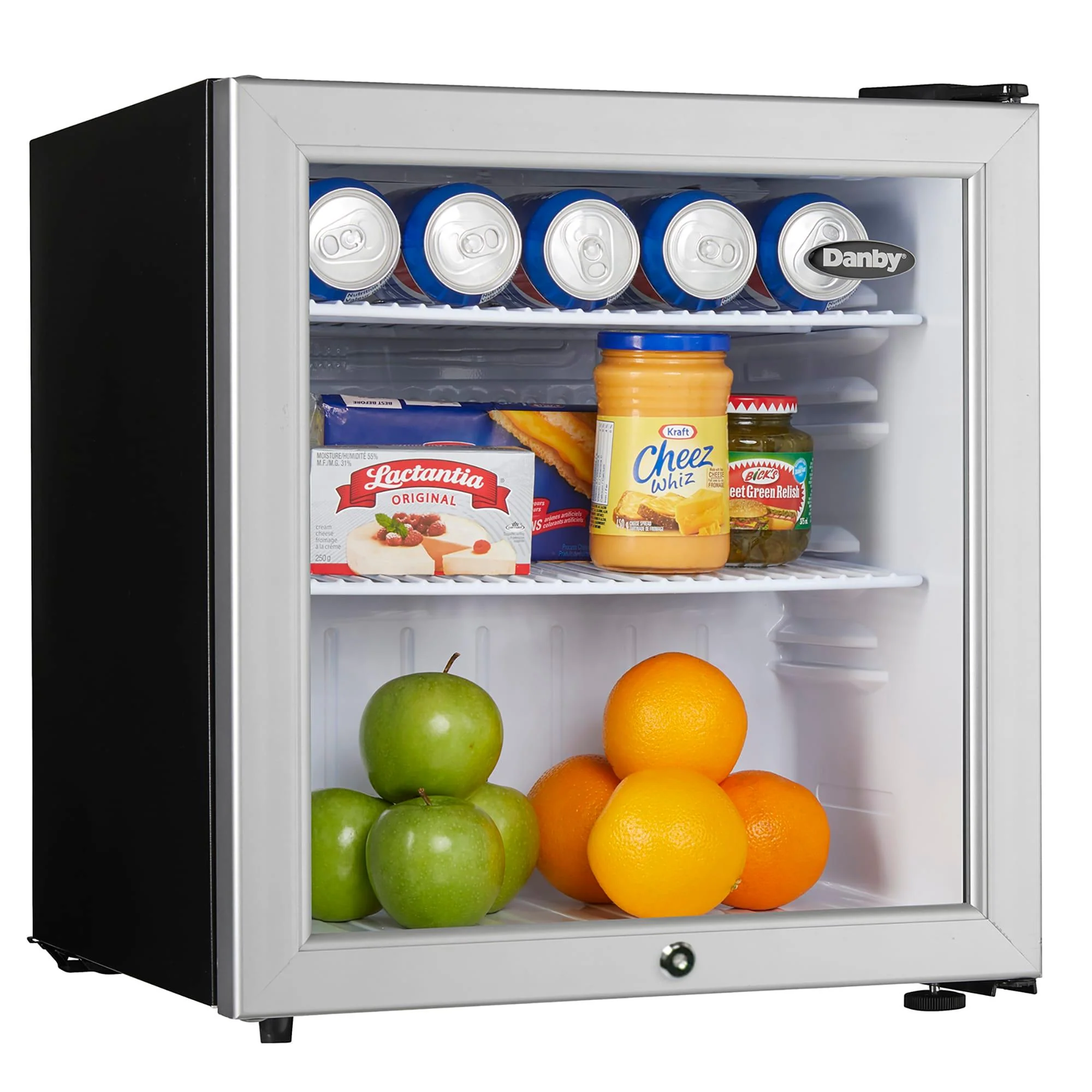 DAG016A2BDB Danby 1.6 cu. ft. Compact Glass Door Fridge in Platinum - Image 13