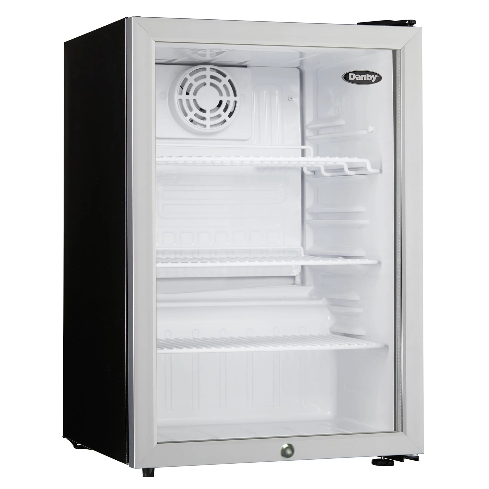 DAG026A2BDB Danby 2.6 cu. ft. Compact Glass Door Fridge in Platinum - Image 2