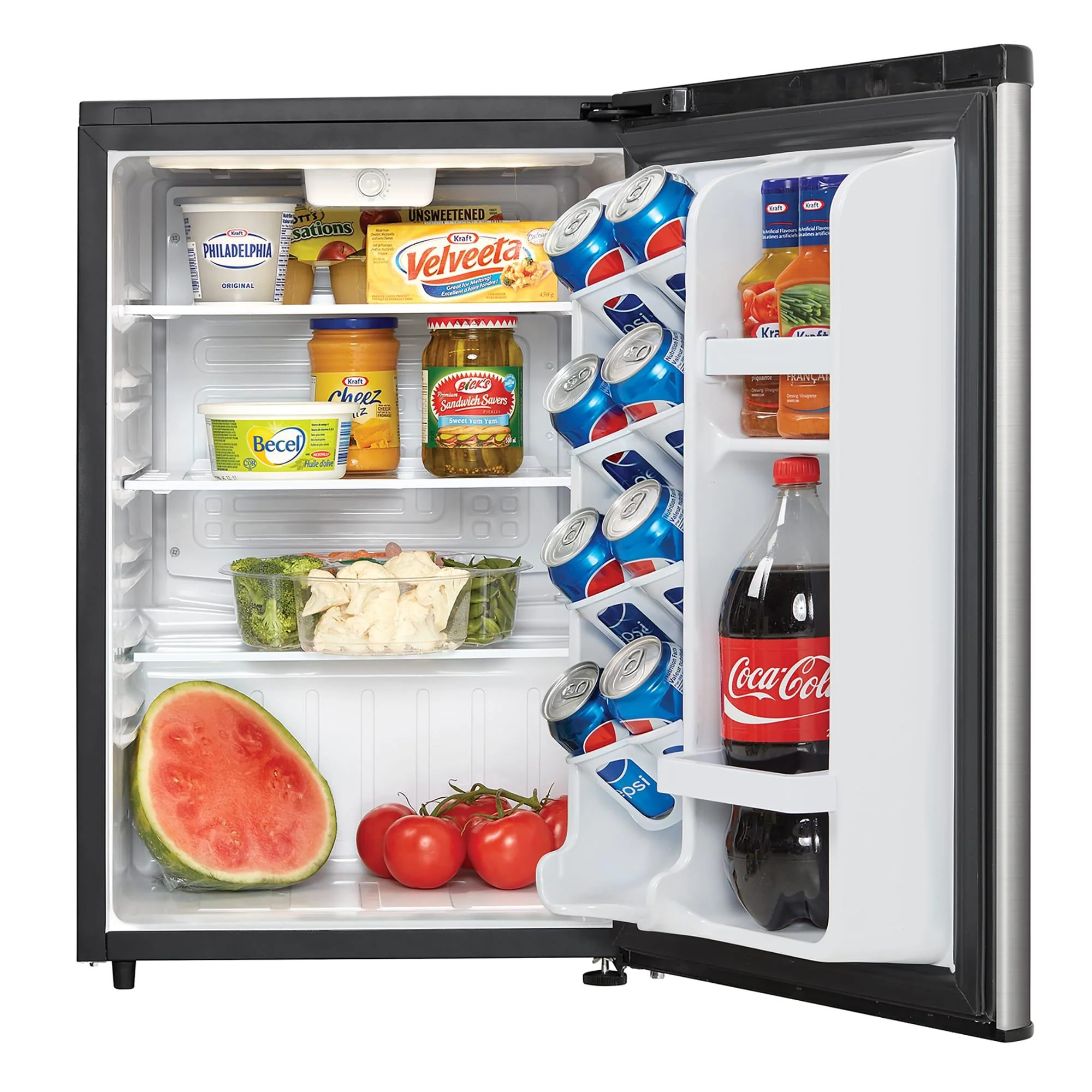 DAR026A2BSLDB Danby 2.6 cu. ft. Compact Fridge in Stainless Steel Look - Image 6