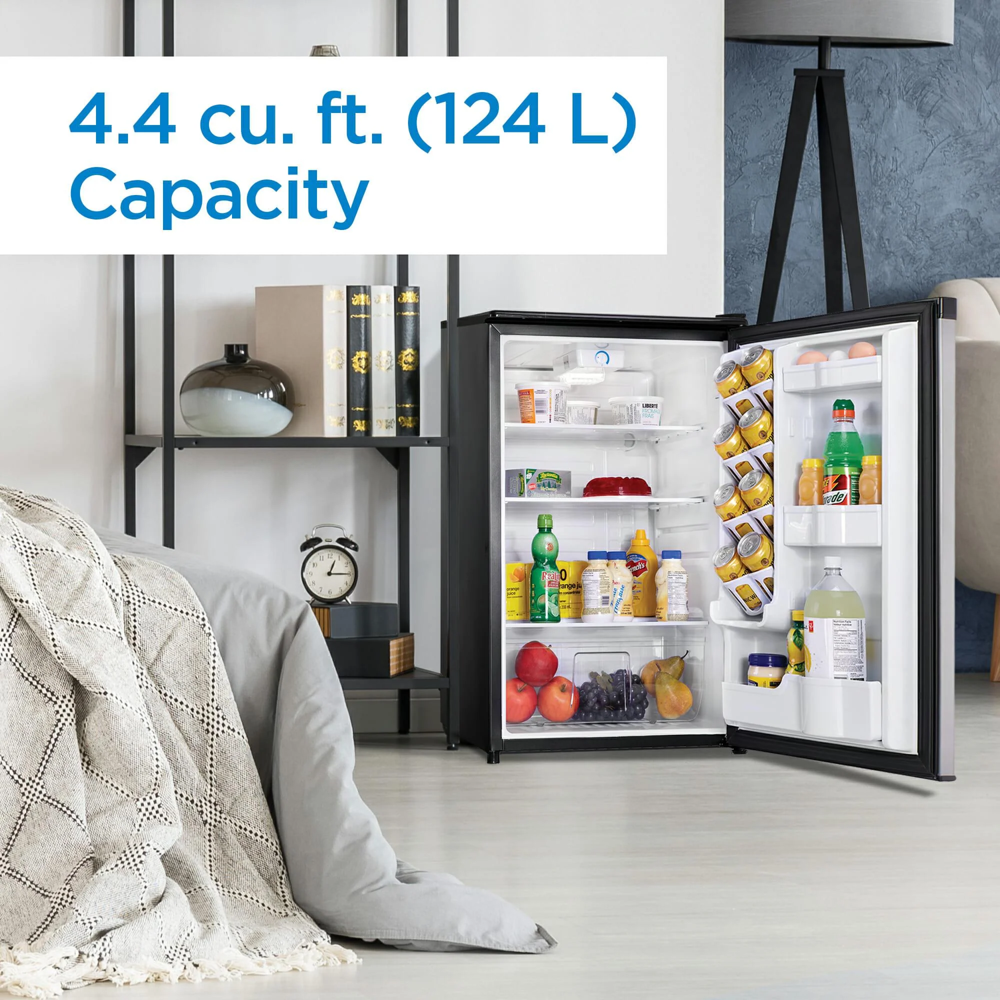 Danby 4.4 cu. ft. Compact Fridge in Stainless Steel - Image 5