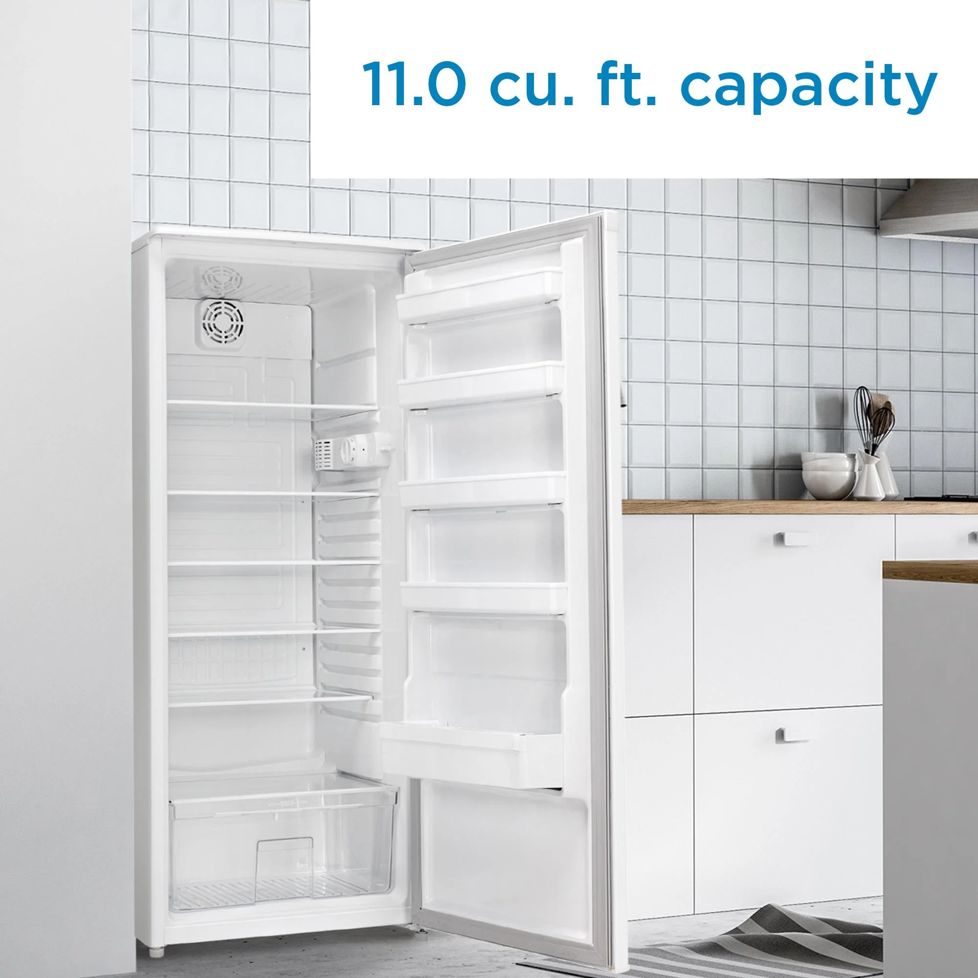 DAR110A1WDD Danby Designer 11.0 cu. ft. Apartment Size Fridge in White - Image 6