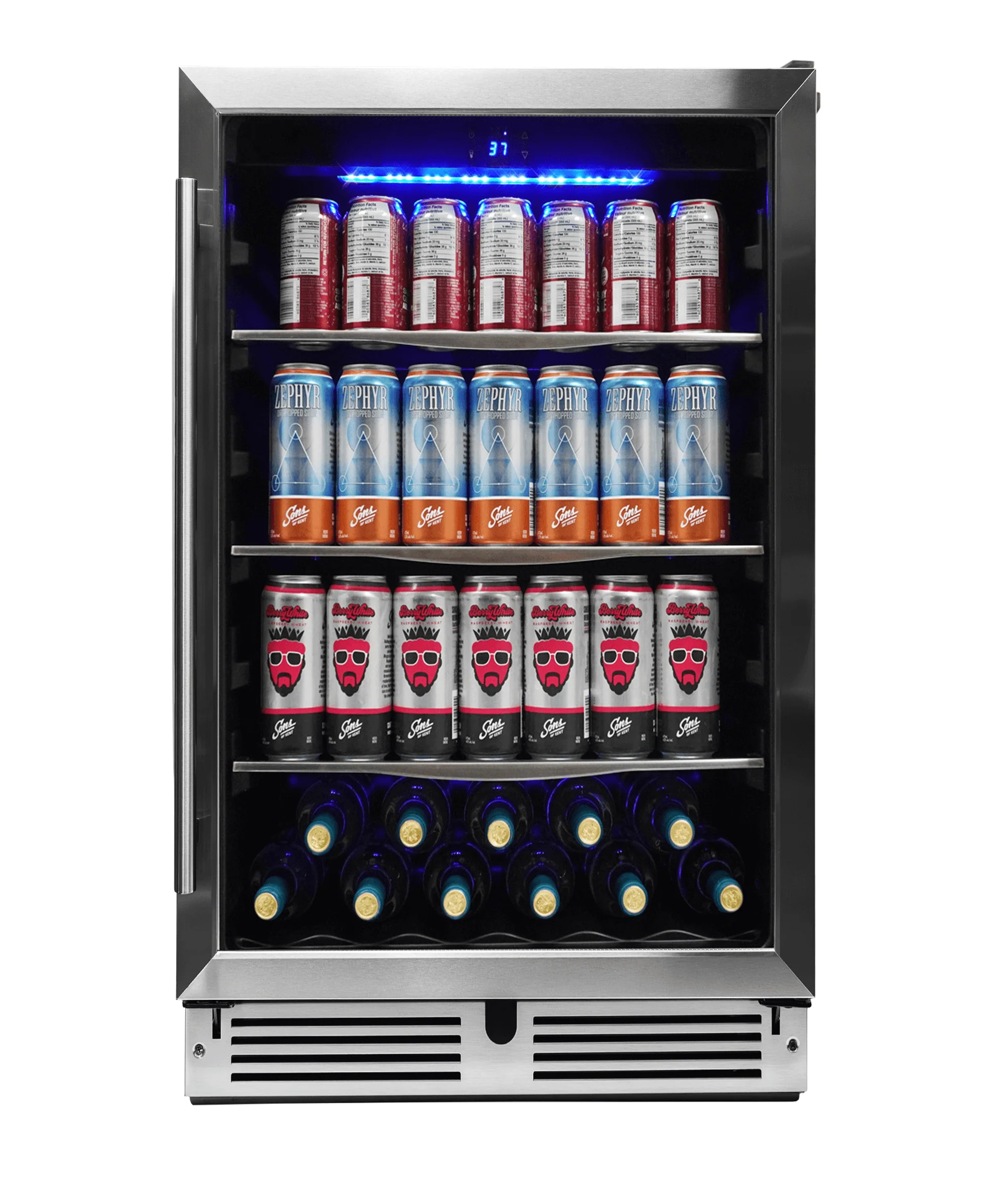 DBC057D1BSS Danby 24 Under Counter Beverage Center in Stainless Steel