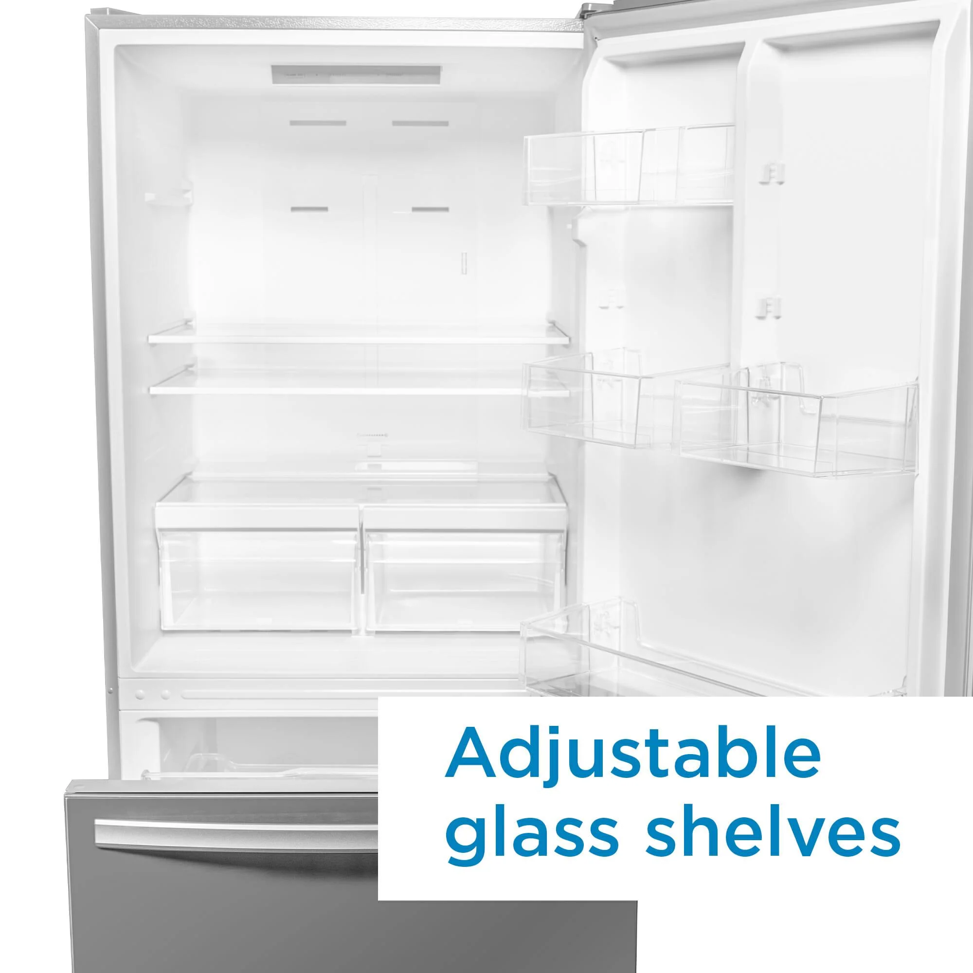 DBM187E1SSDB Danby Designer 18.7 cu. ft. Apartment Fridge Bottom Mount in Stainless Steel - Image 4