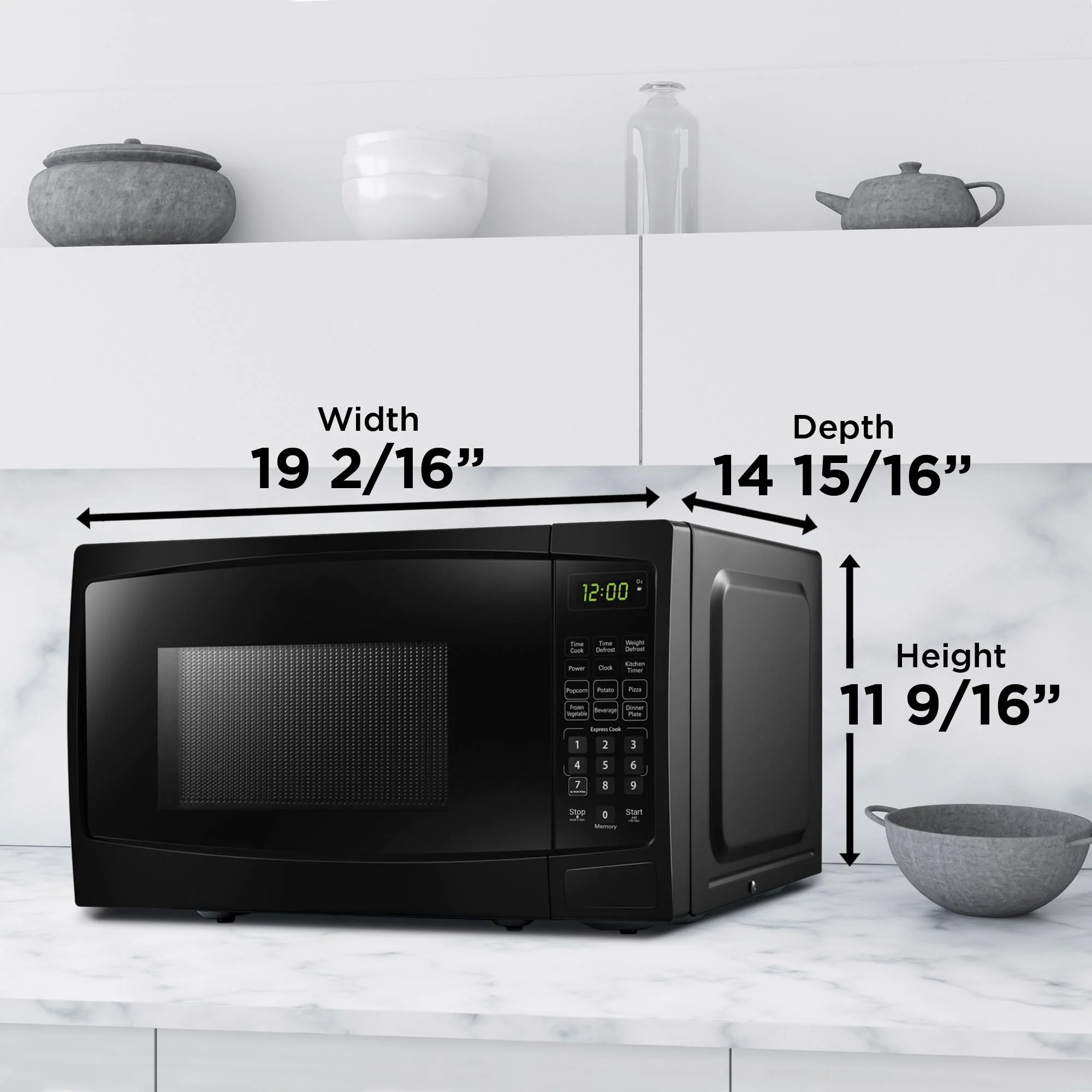 DBMW0920BBB Danby 0.9 cu. ft. Countertop Microwave in Black - Image 12