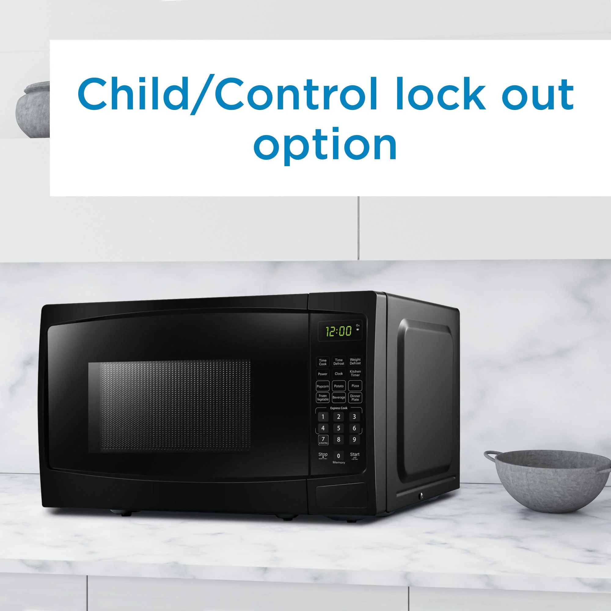 DBMW0920BBB Danby 0.9 cu. ft. Countertop Microwave in Black - Image 9
