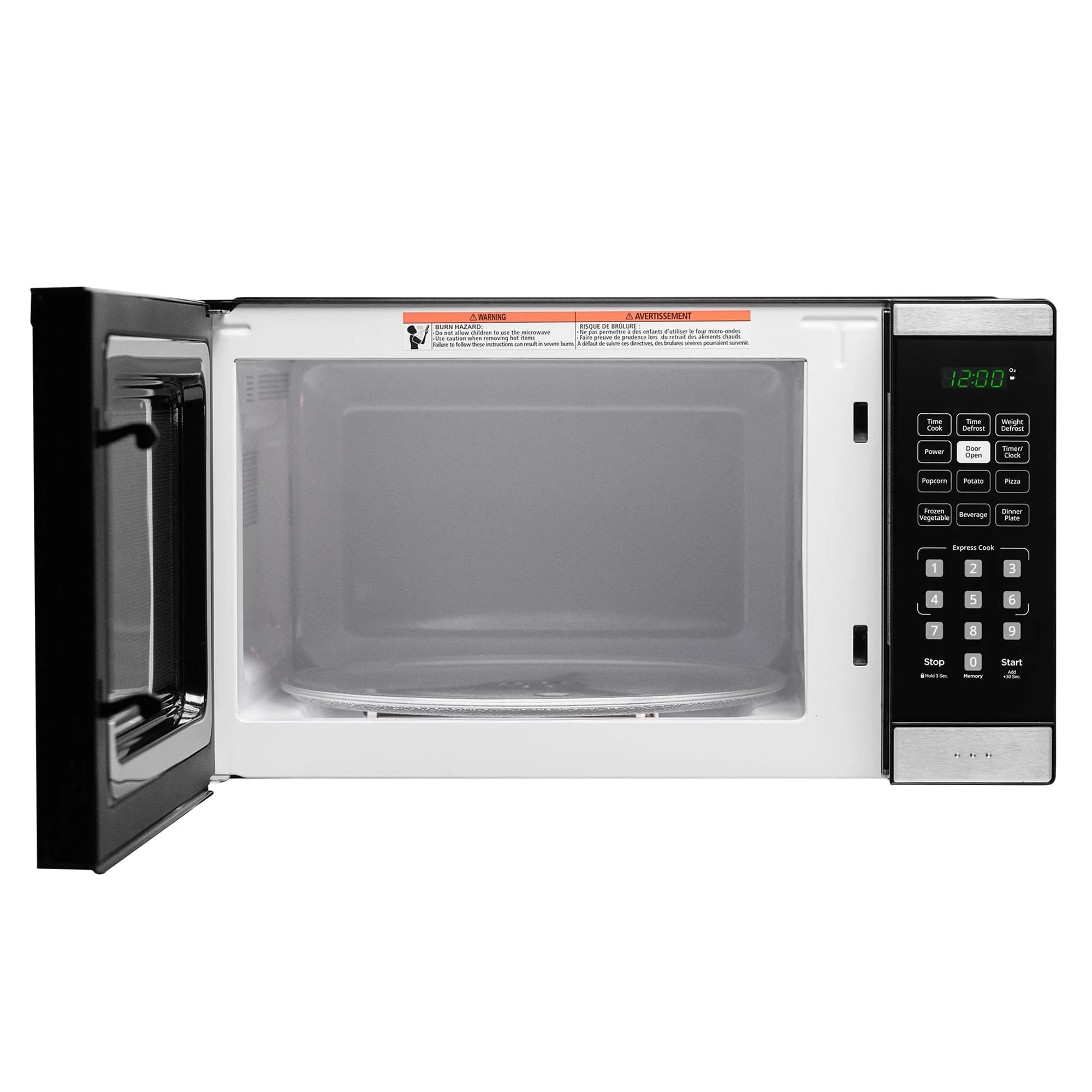 DBMW1126BBS Danby 1.1 cu. ft. Countertop Microwave in Black and Stainless Steel - Image 7