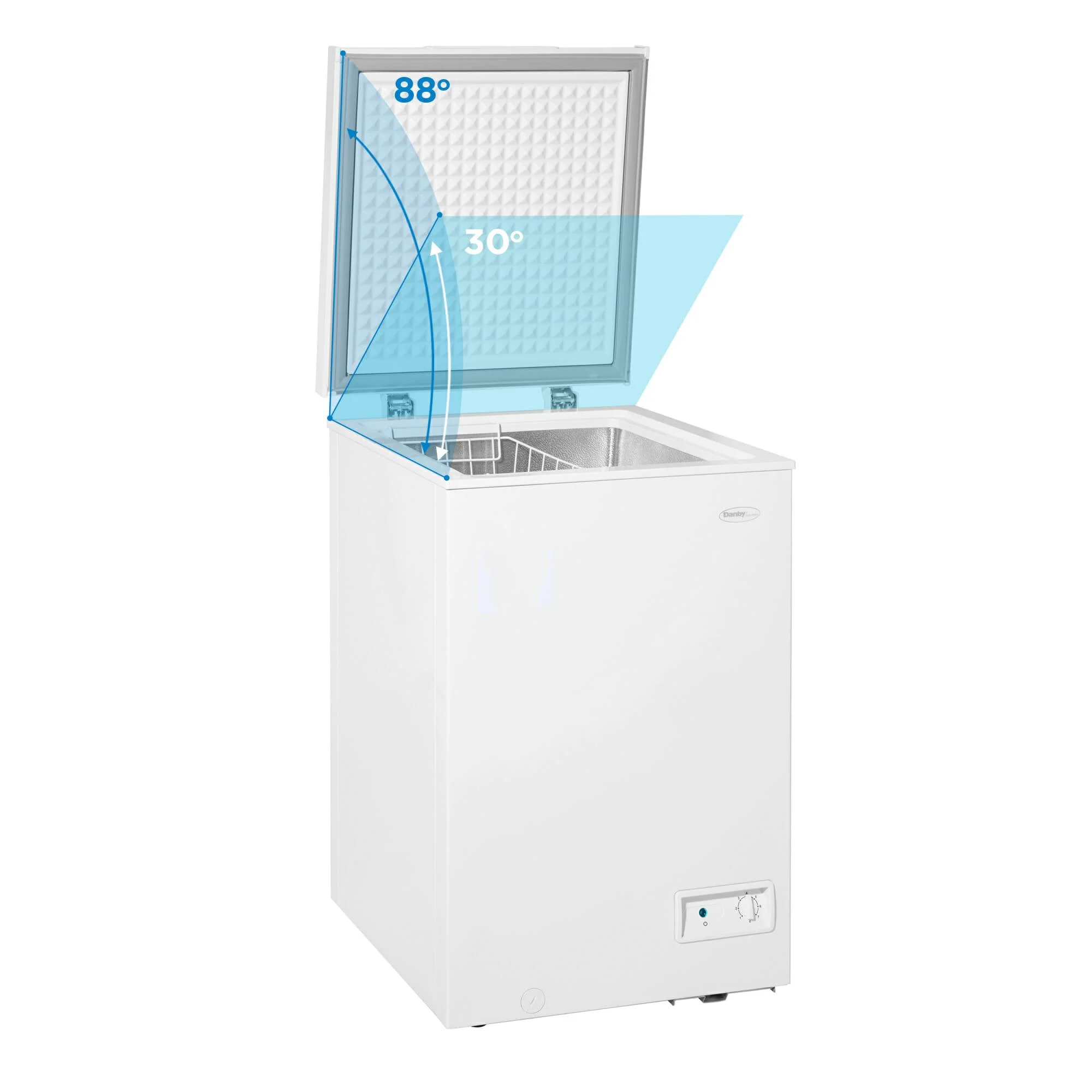 DCF035A6WM Danby 3.5 cu. ft. Square Model Chest Freezer in White - Image 6