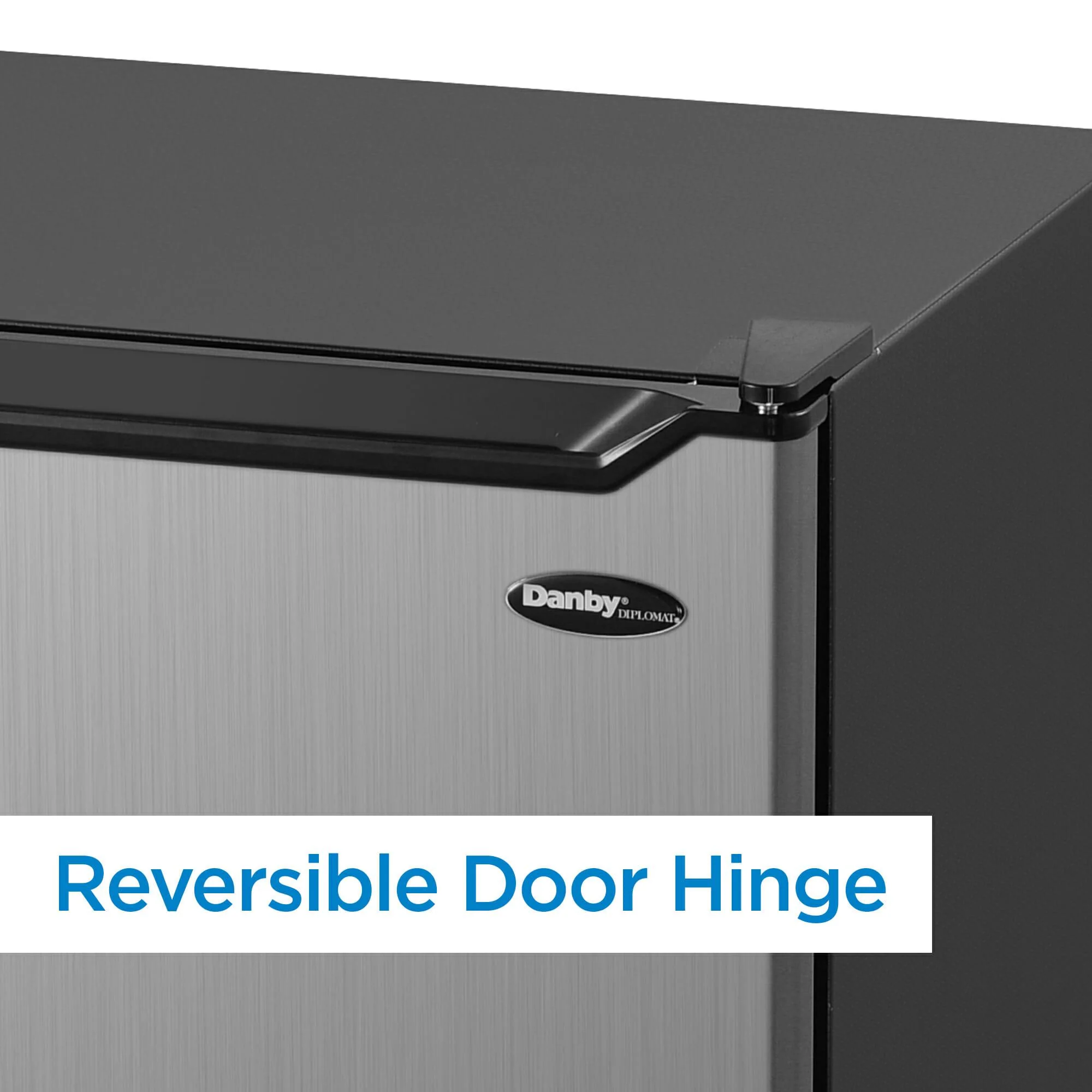 DCR033B2SLM Danby Diplomat 3.2 cu. ft. Compact Refrigerator in Stainless Steel Look - Image 10