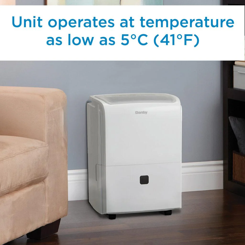 DDR040EB2WDB Danby 40Pint Dehumidifier in White - Image 7
