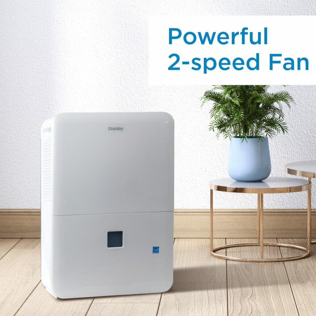 DDR050BJP2WDB Danby 50 Pint Dehumidifier with Pump in White - Image 7