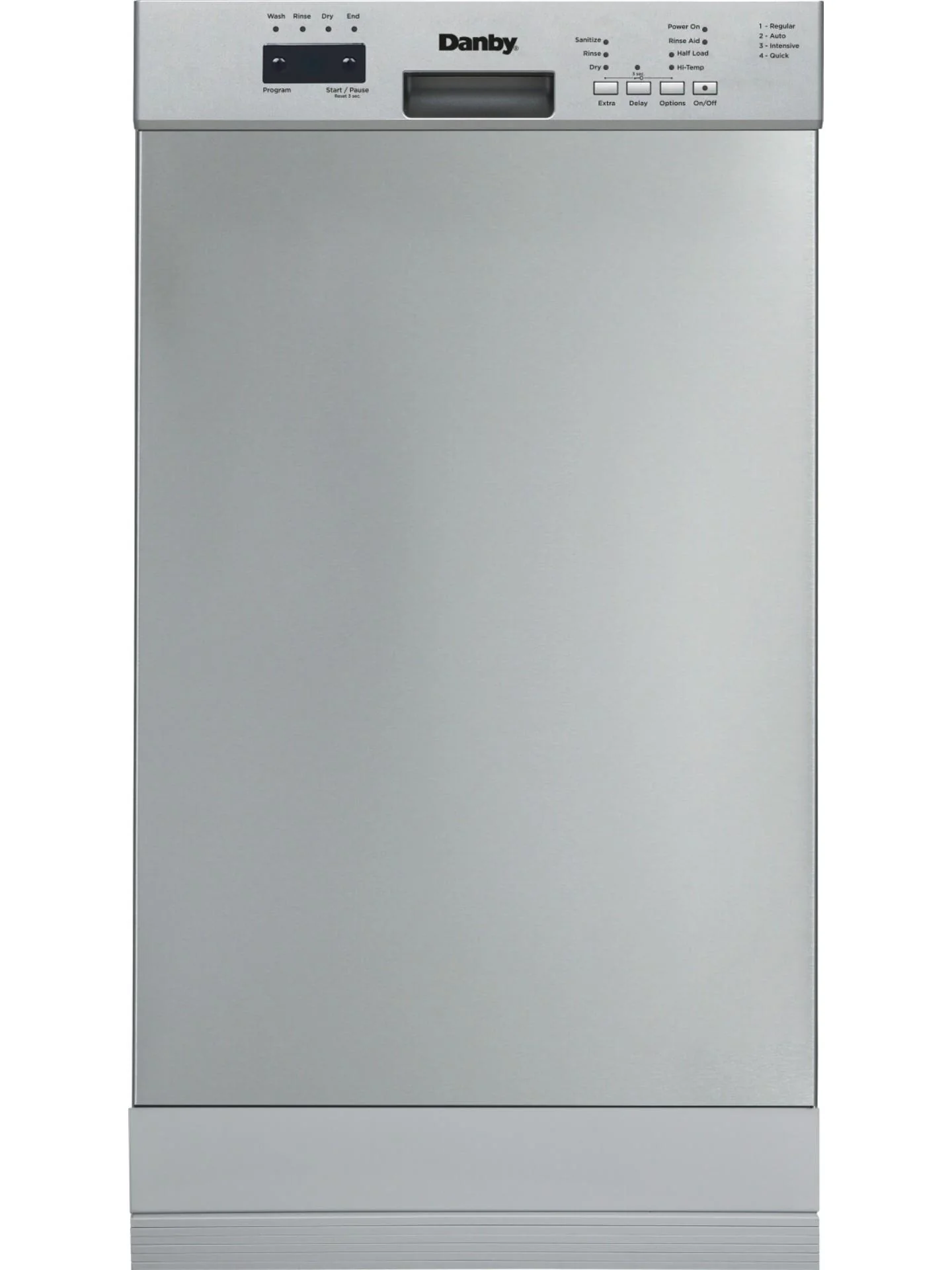 DDW18D1ESS Danby 18 Wide Built-in Dishwasher in Stainless Steel