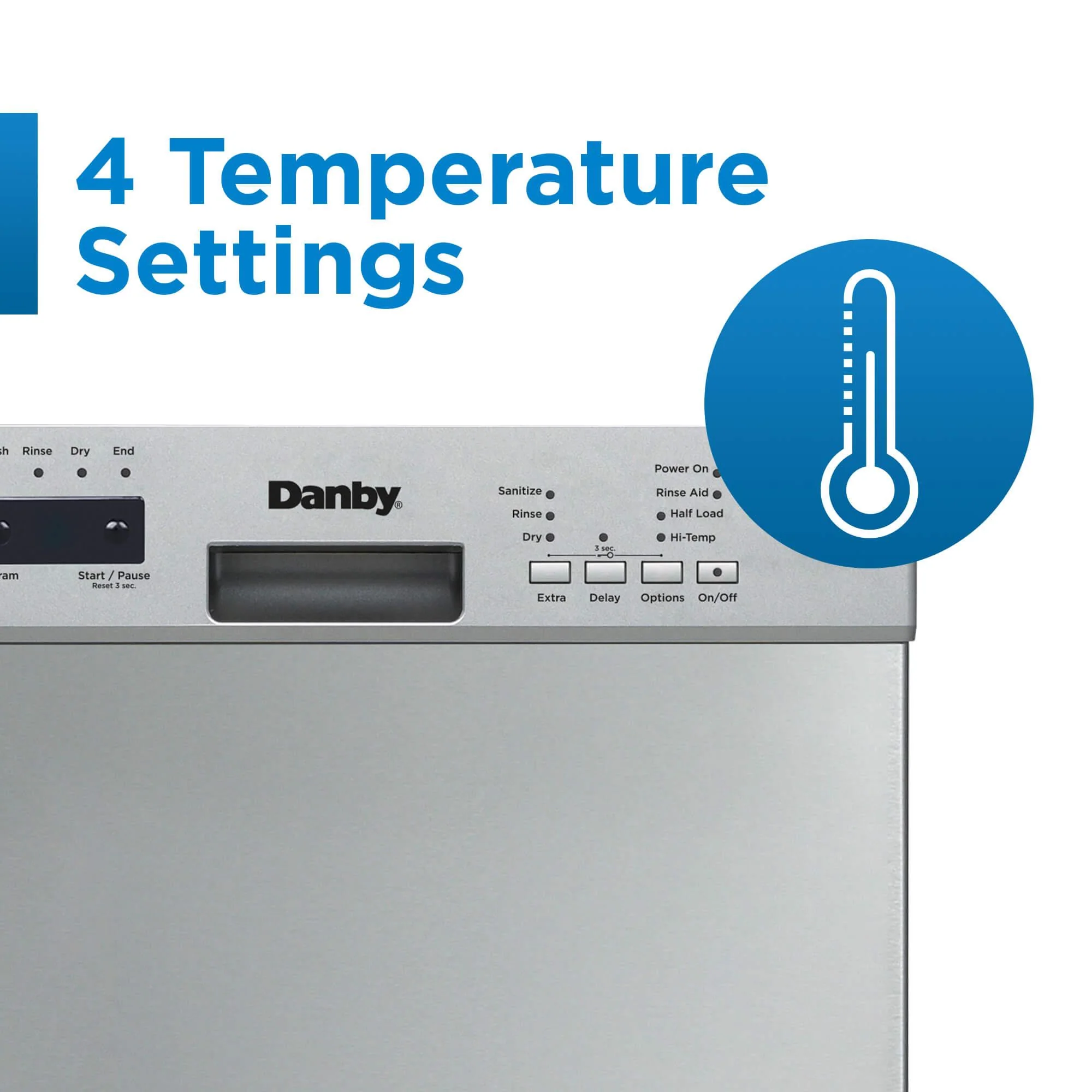 DDW18D1ESS Danby 18 Wide Built-in Dishwasher in Stainless Steel - Image 12