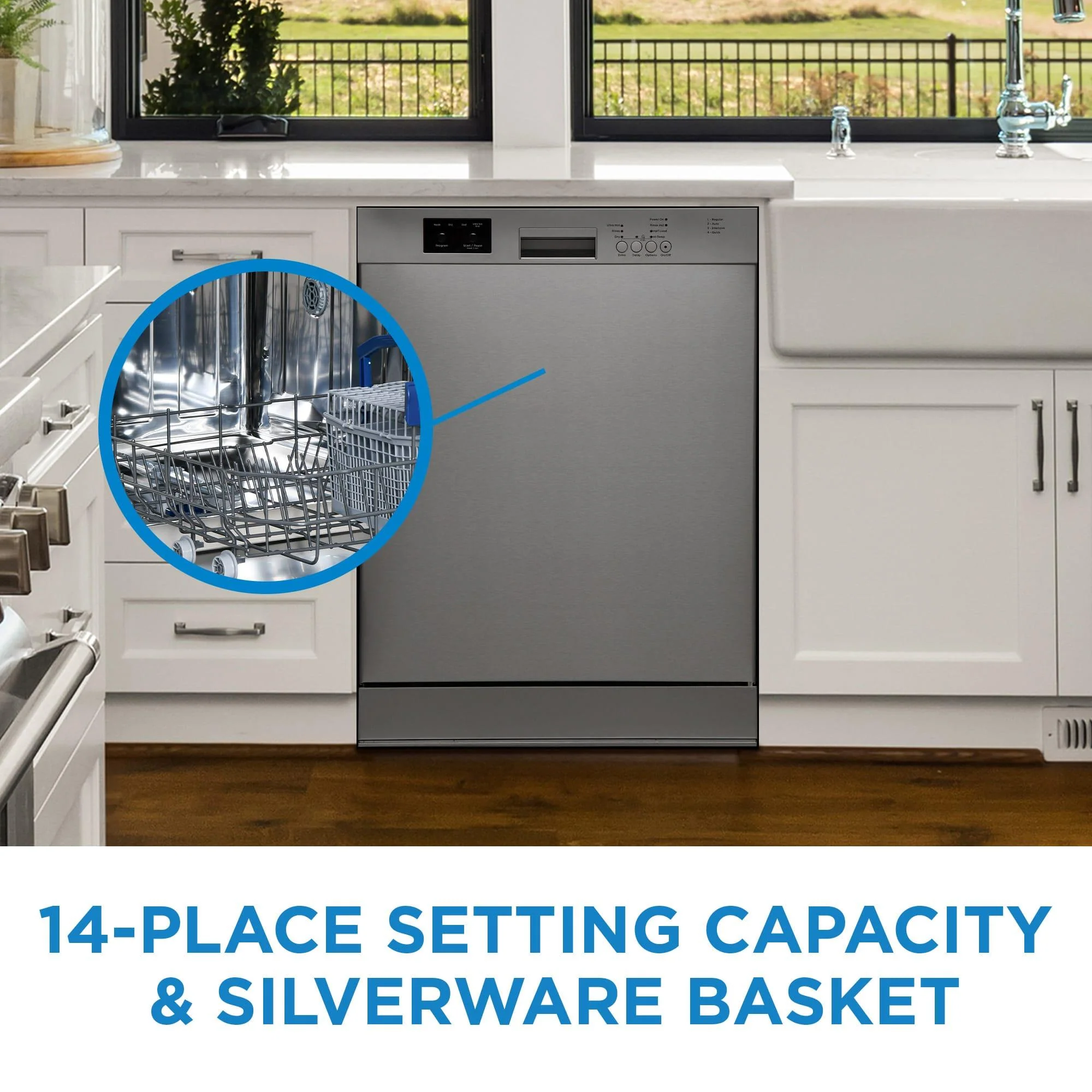 DDW2400ESS Danby 24 Built in Dishwasher in Stainless Steel - Image 3