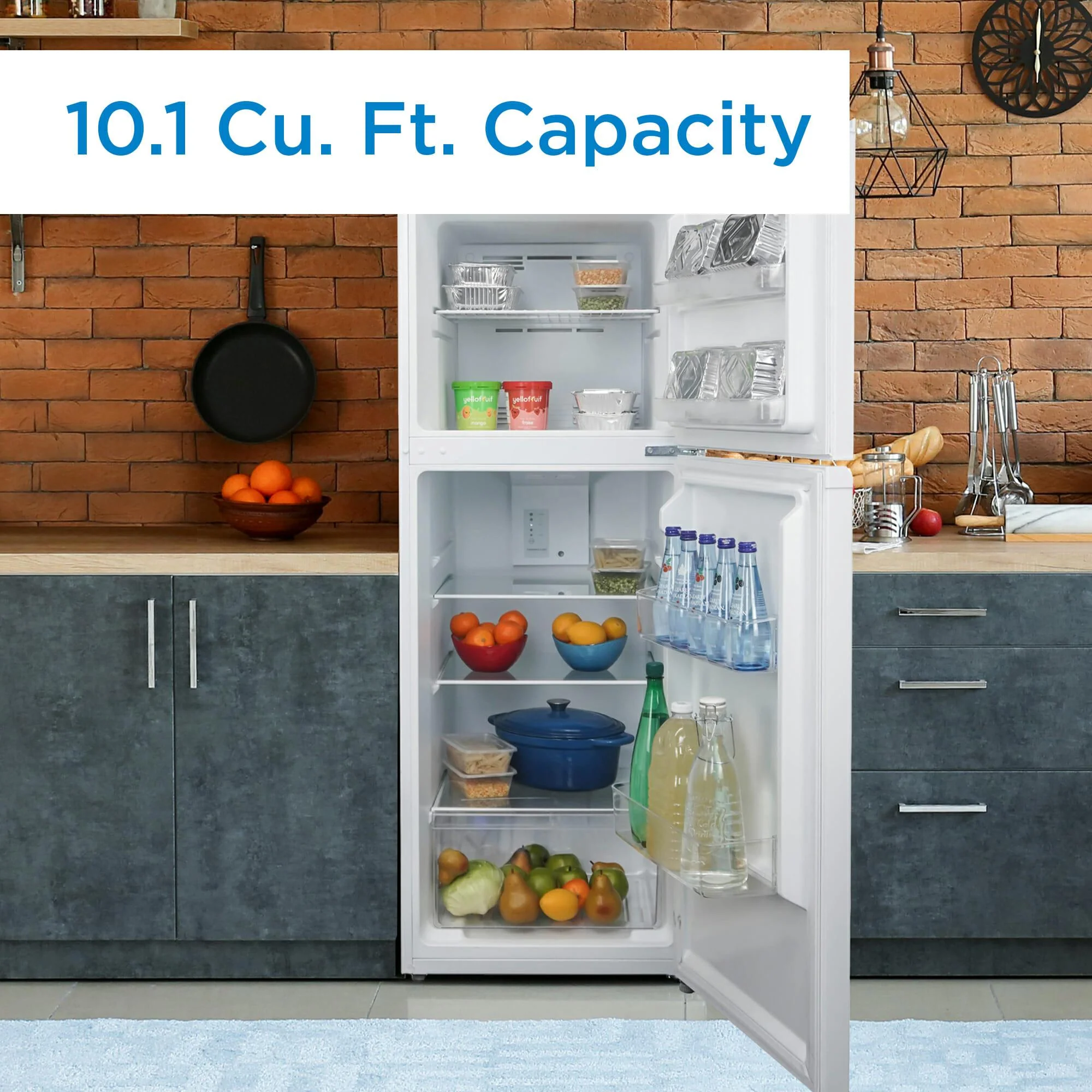 DFF101B1WDB Danby 10.1 cu. ft. Top Mount Apartment Size Fridge in White - Image 4