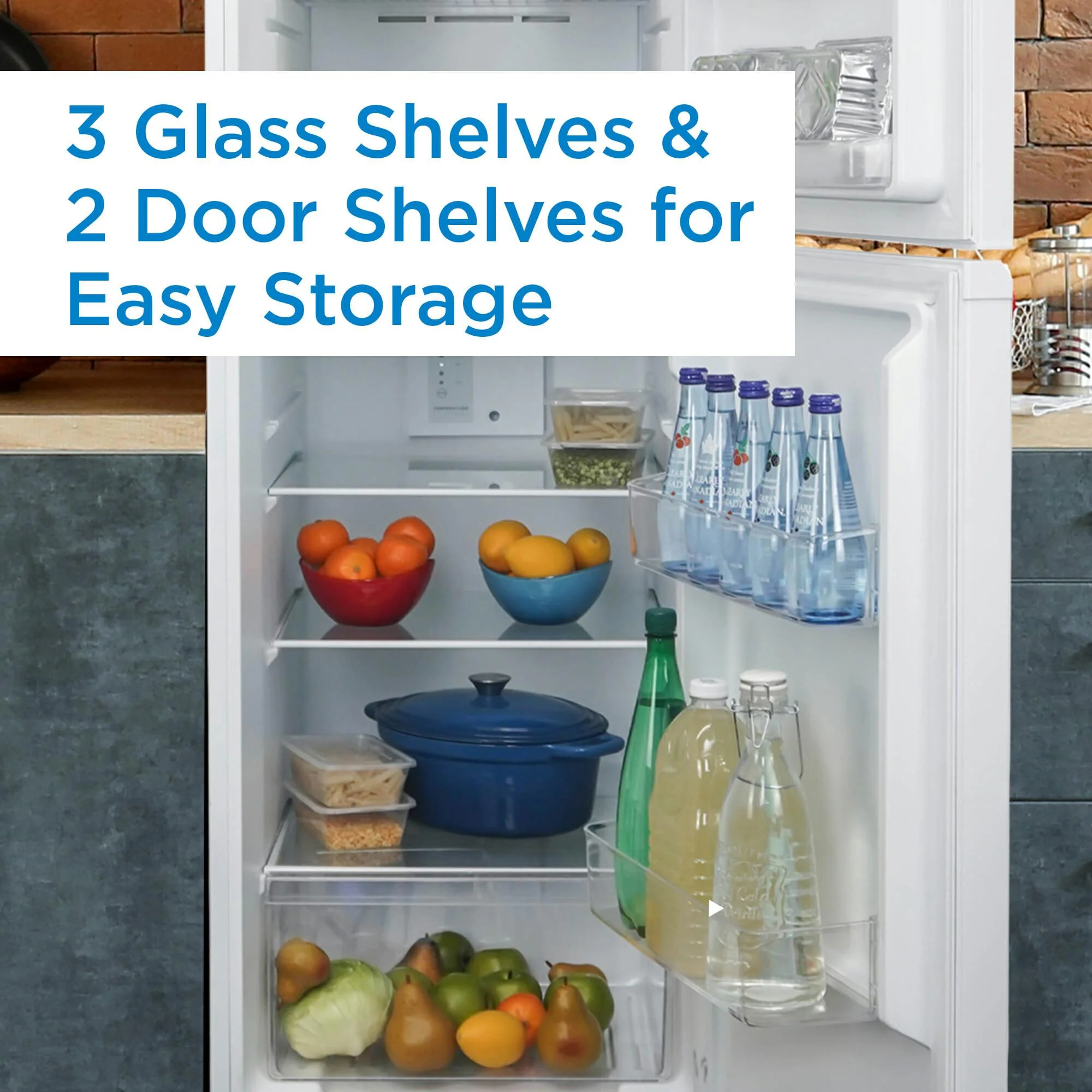 DFF101B1WDB Danby 10.1 cu. ft. Top Mount Apartment Size Fridge in White - Image 6
