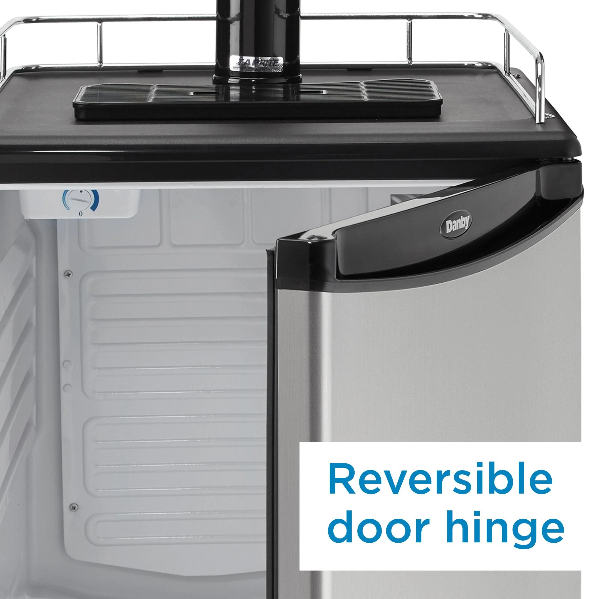 DKC054A1BSL2DB Danby 5.4 cu. ft. Dual-Tap Keg Cooler in Stainless Steel Look - Image 5