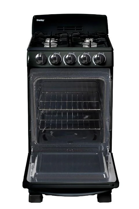 DR202BGLP Danby 20 Wide Gas Range in Black - Image 3
