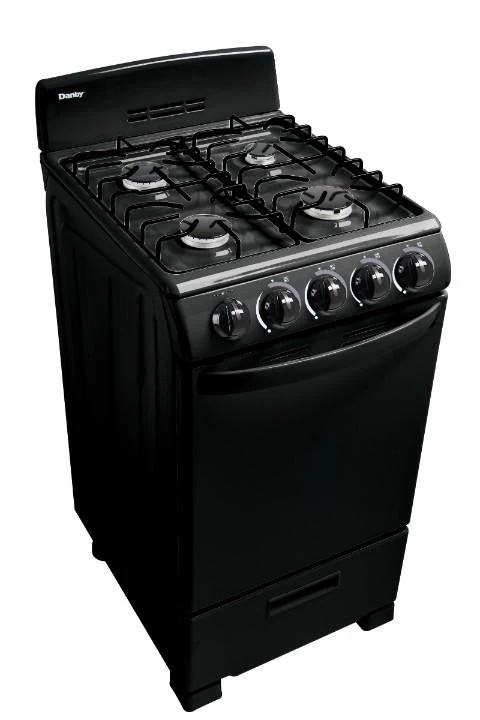 DR202BGLP Danby 20 Wide Gas Range in Black - Image 4