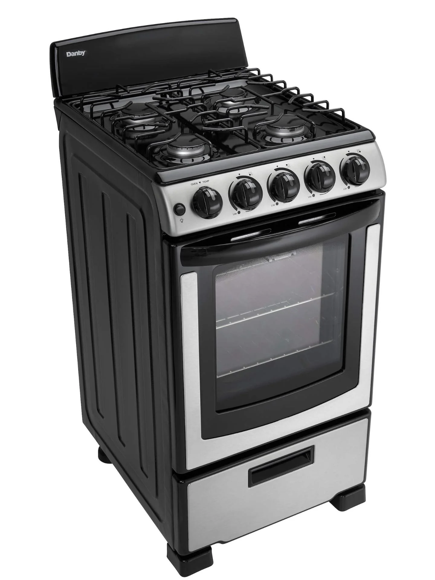 DR202BSSGLP Danby 20 Wide Gas Range in Stainless Steel