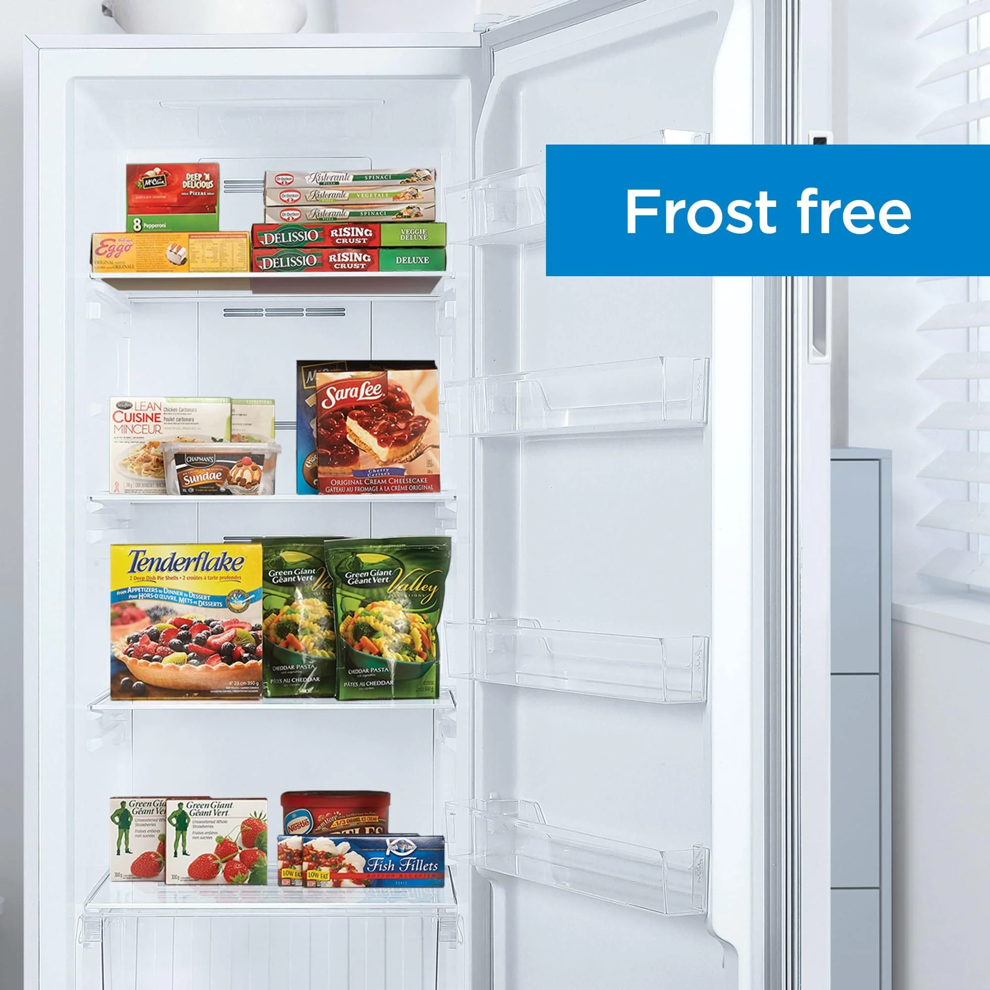 DUF140A1WDB Danby 14.0 cu. ft. Frost Free Convertible Upright Freezer in White - Image 5
