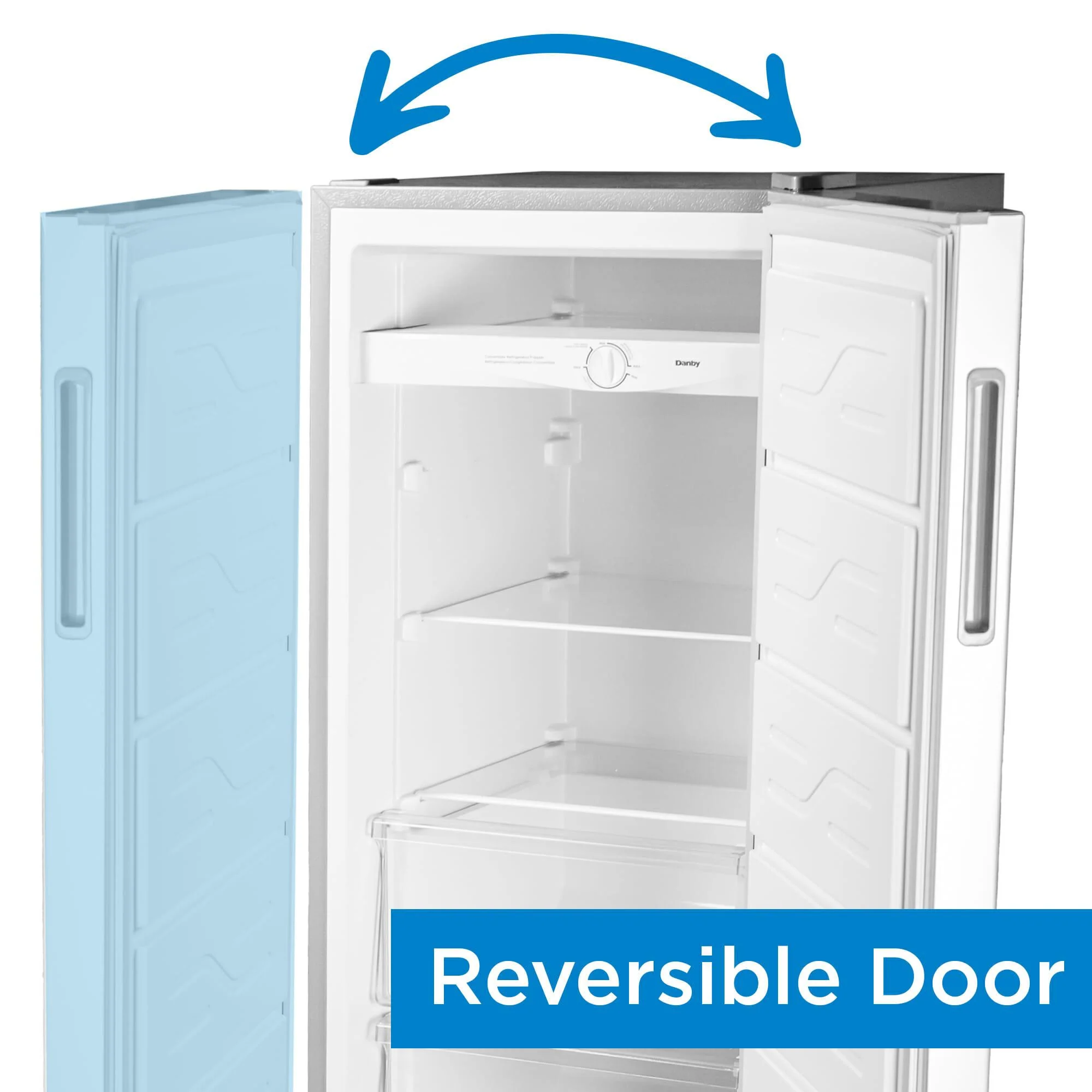 DUFM068A1SCDB Danby 6.8 cu. ft. Convertible Upright Freezer in Stainless Steel Look - Image 5