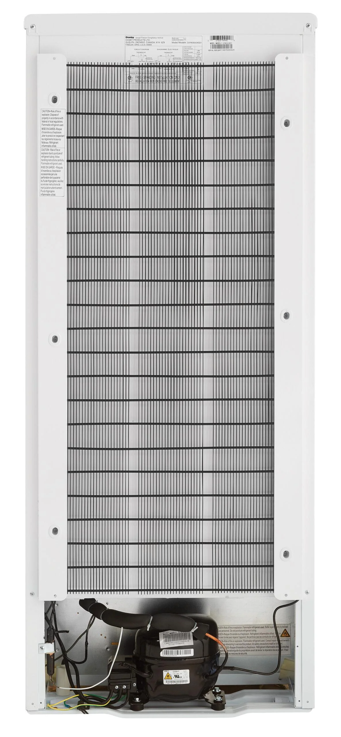 DUFM085A4WDD Danby Designer 8.5 cu. ft. Upright Freezer in White - Image 4