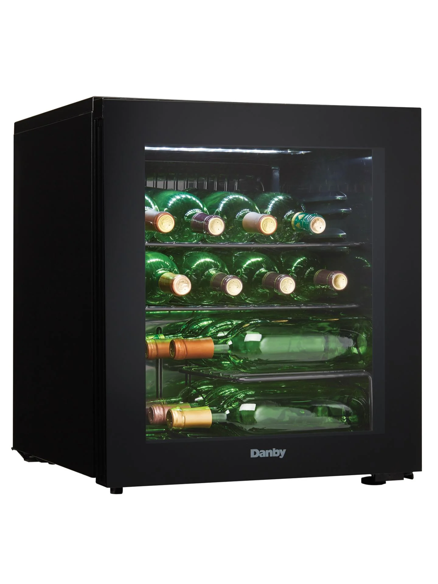 DWC018A1BDB Danby 16 Bottle Free-Standing Wine Cooler in Black