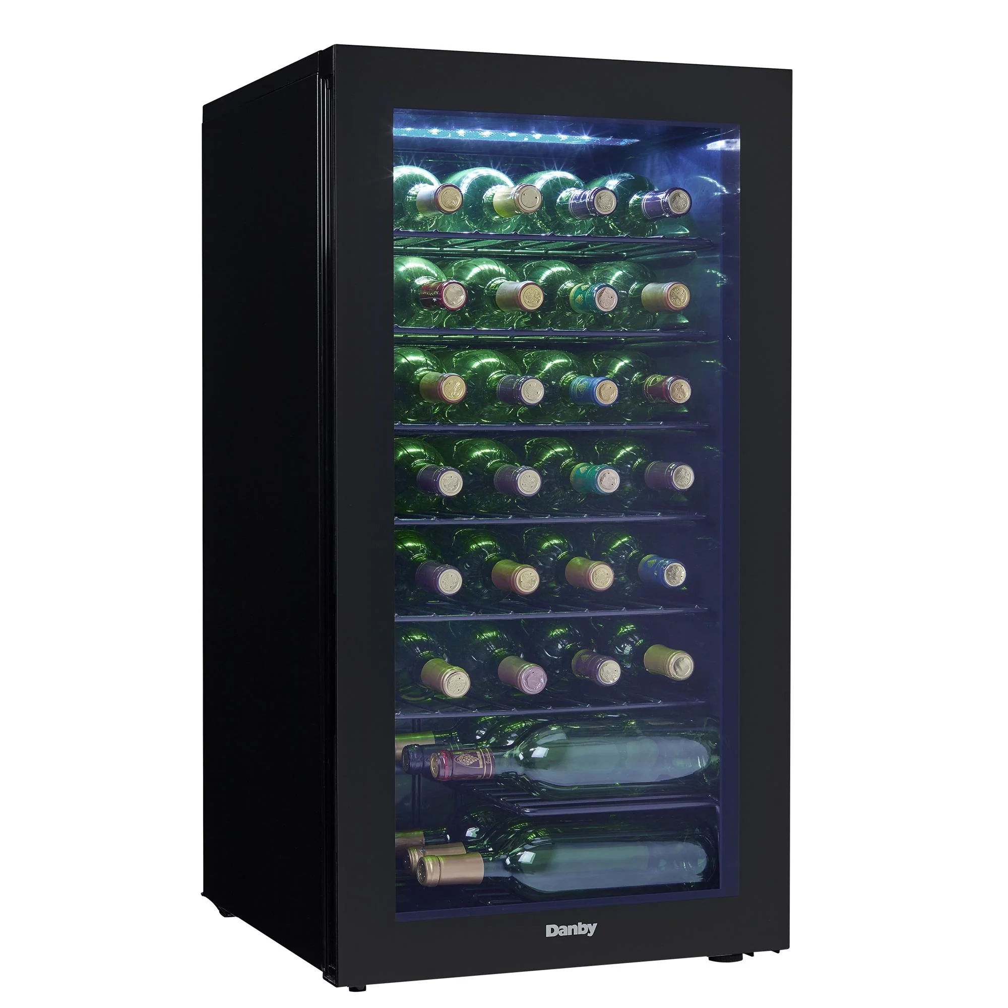 DWC036A2BDB6 Danby 36 Bottle Free-Standing Wine Cooler in Black - Image 2