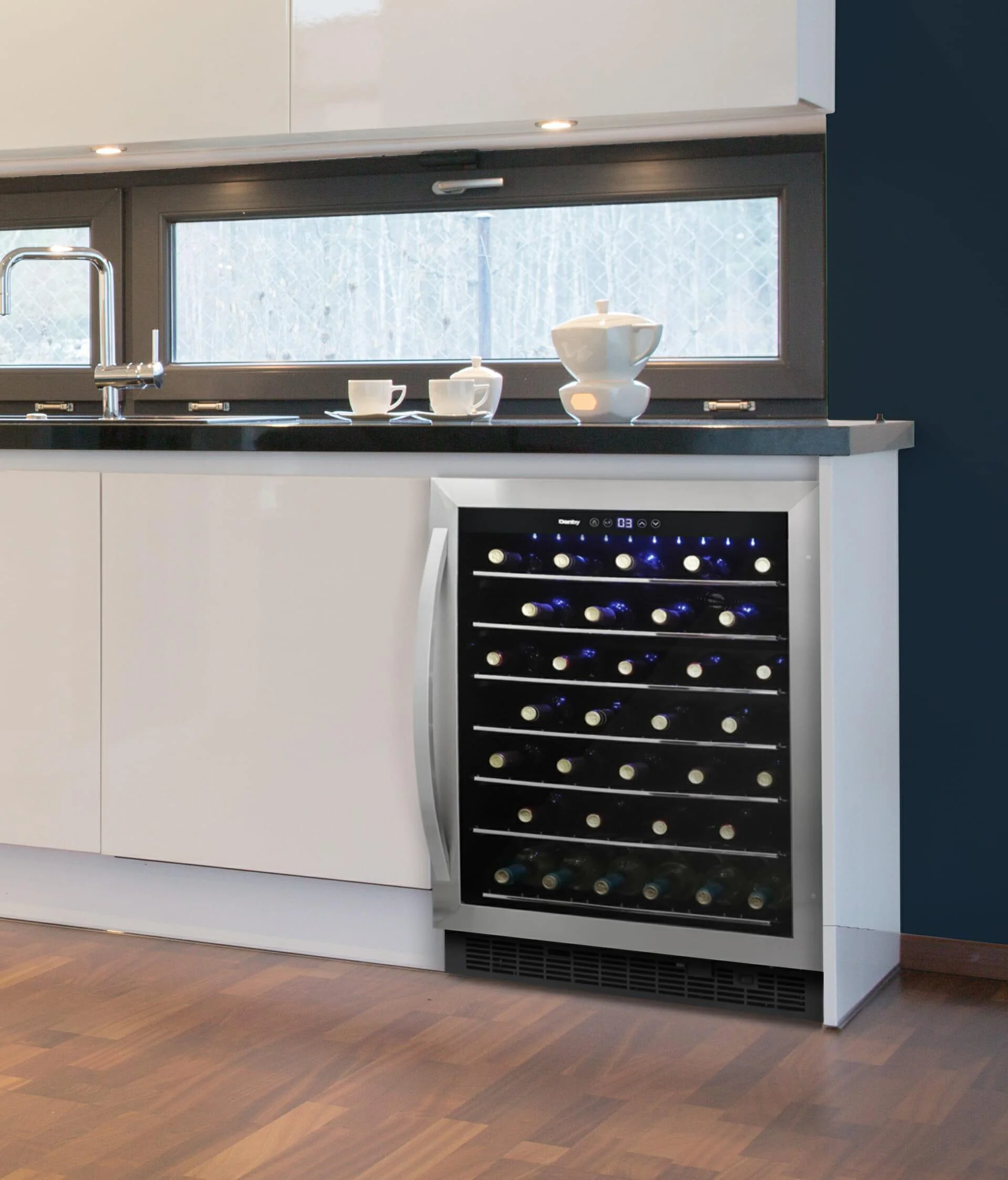 Danby 60 Bottle Built-in Wine Cooler in Stainless Steel - Image 7