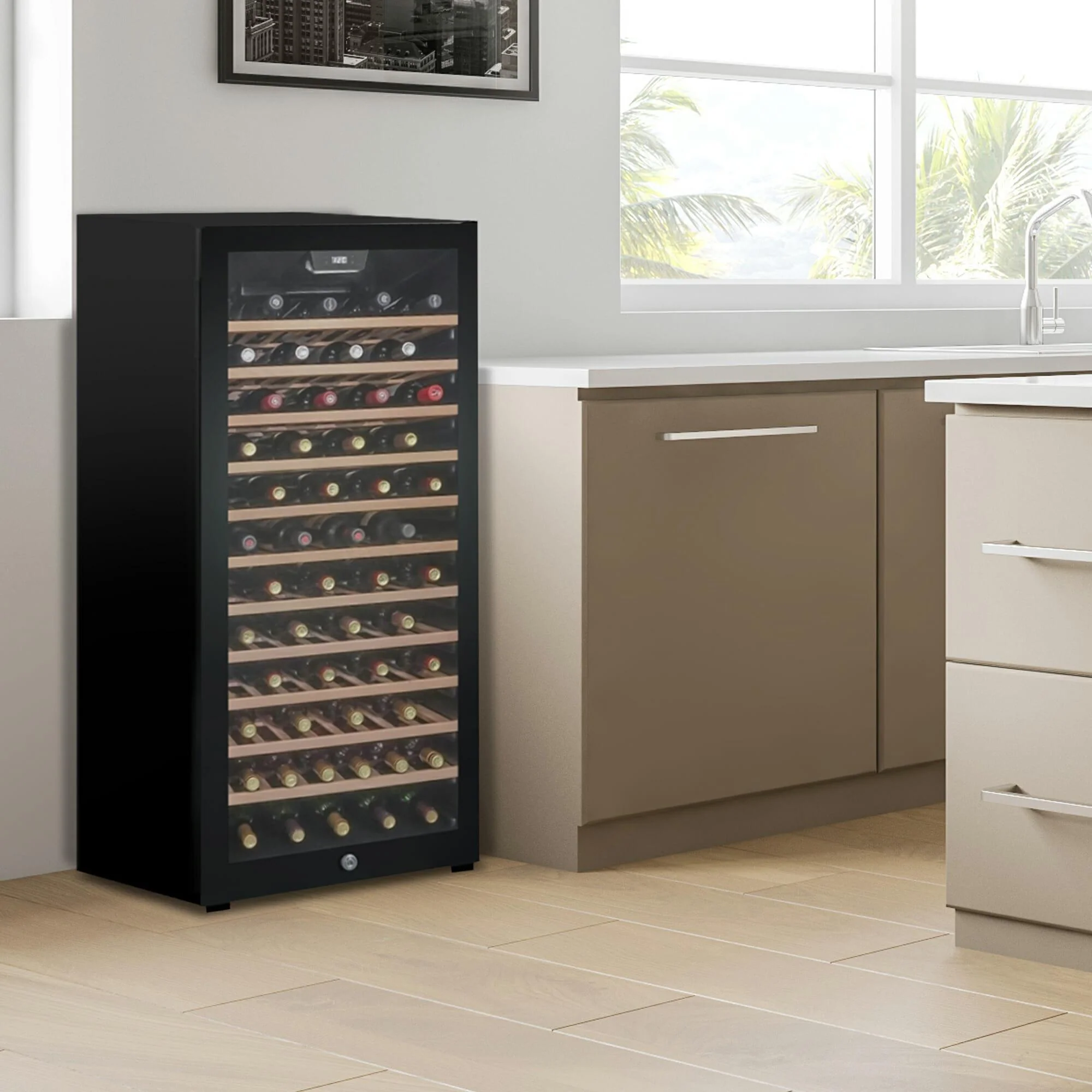 DWC94L1B Danby 94 Bottle Free-Standing Wine Cooler in Black - Image 10