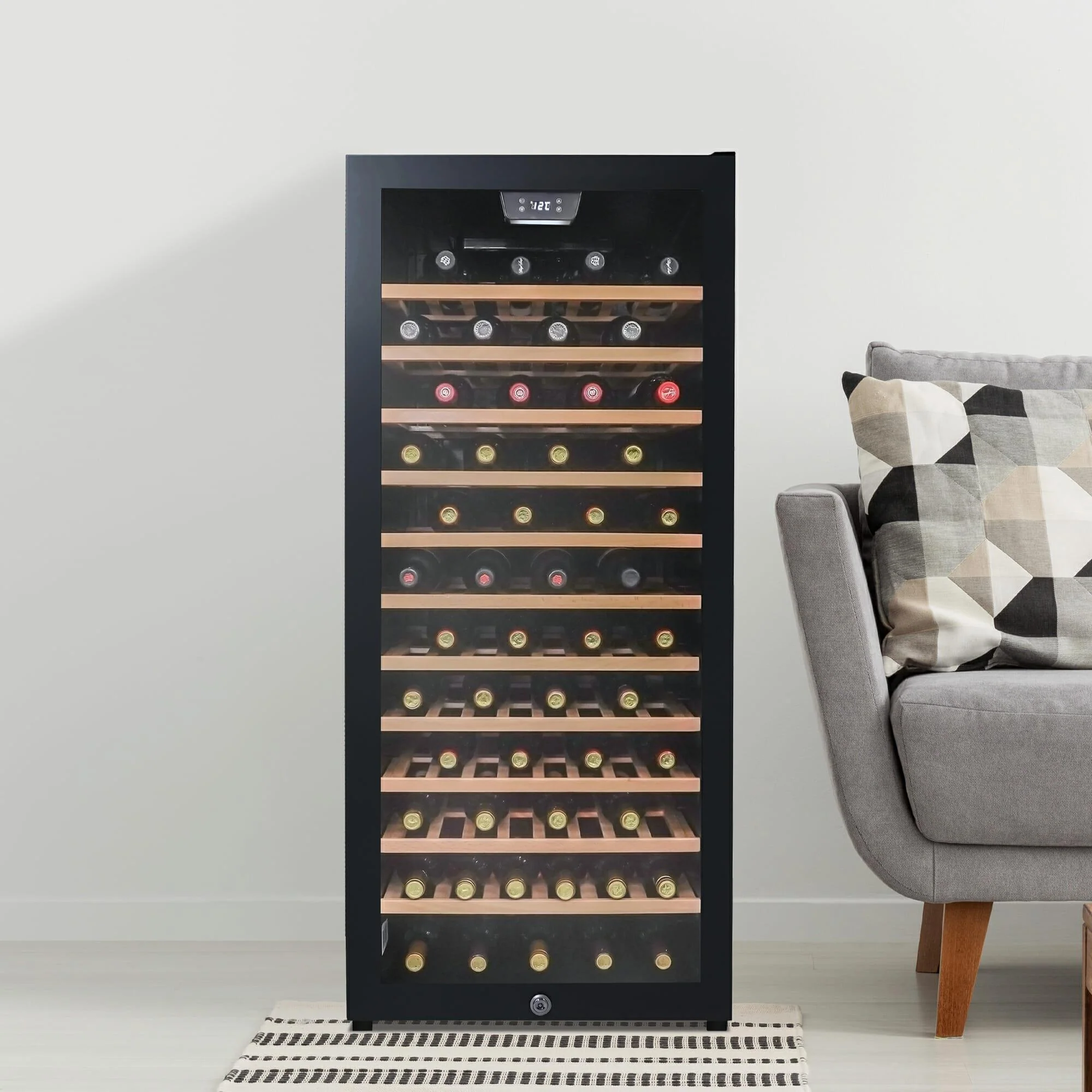 DWC94L1B Danby 94 Bottle Free-Standing Wine Cooler in Black - Image 8