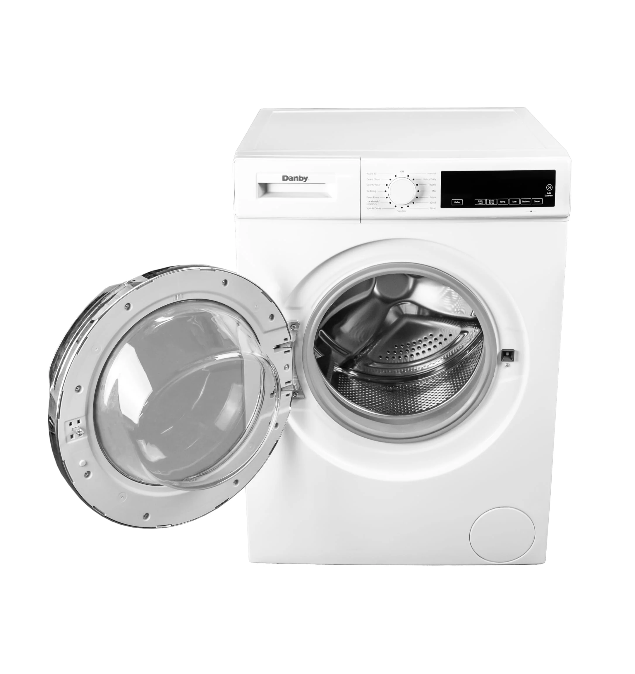 DWM022D3WDB Danby 24 Stackable Front Load Washer with Steam in White - Image 19