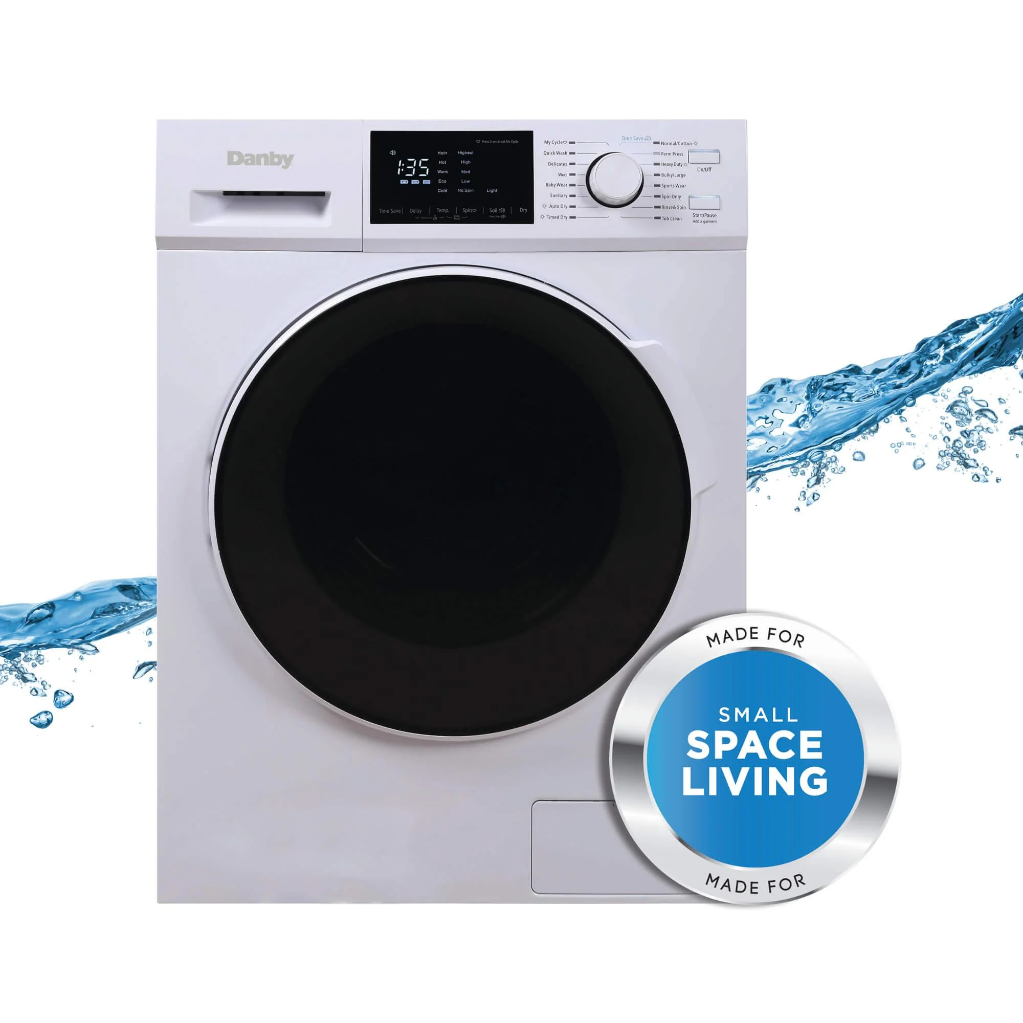 DWM120WDB3 Danby 2.7 cu. ft. All-In-One Ventless Washer/Dryer in White - Image 13