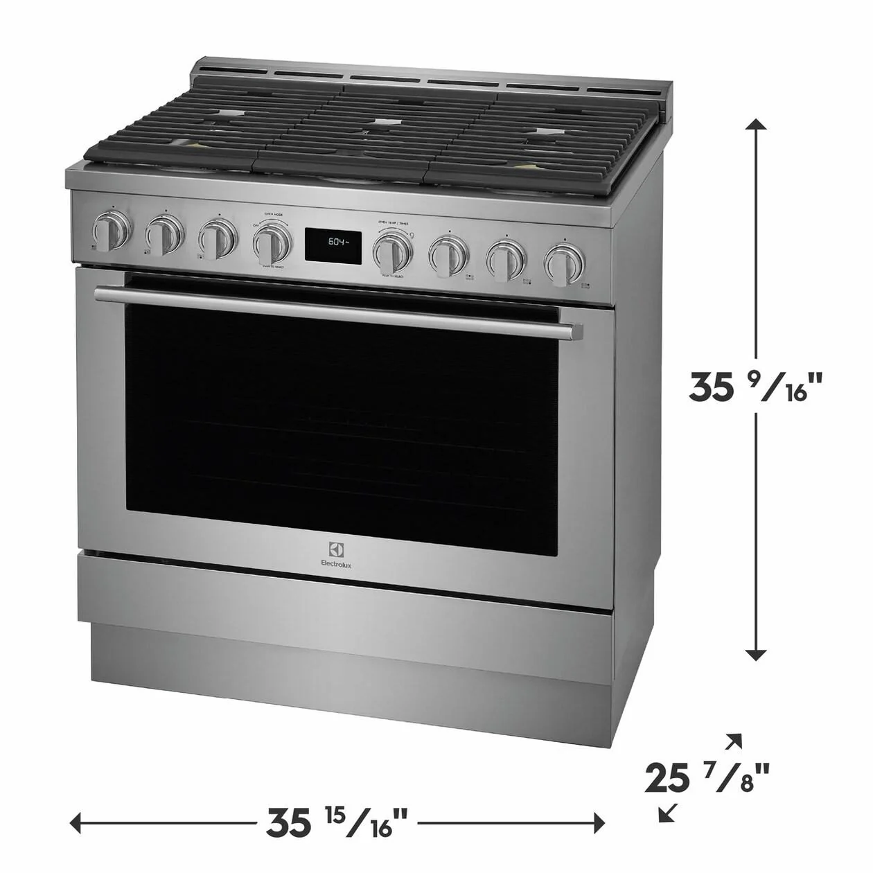 Electrolux ECFG3668AS 36" Front Control Freestanding Gas Range - Image 2