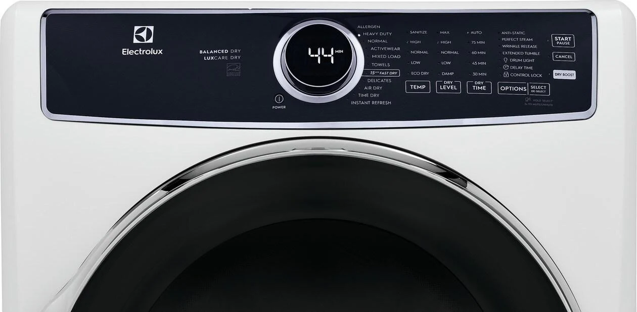 Electrolux ELFE7637AW Front Load Perfect Steam™ Electric Dryer with Balanced Dry™ and Instant Refresh - 8.0 Cu. Ft. - Image 6