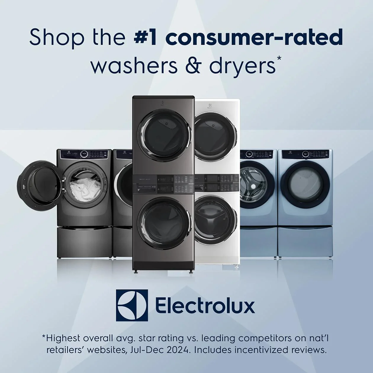 Electrolux ELTE7300AD Laundry Tower Single Unit Front Load 4.4 Cu. Ft. Washer & 8 Cu. Ft. Electric Dryer - Image 2
