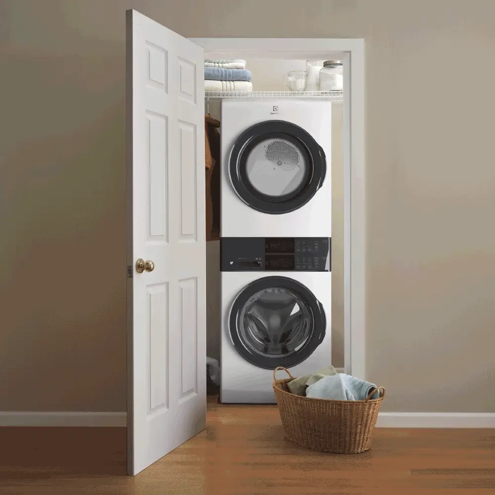 Electrolux ELTE7300AW Laundry Tower Single Unit Front Load 4.4 Cu. Ft. Washer & 8 Cu. Ft. Electric Dryer - Image 9
