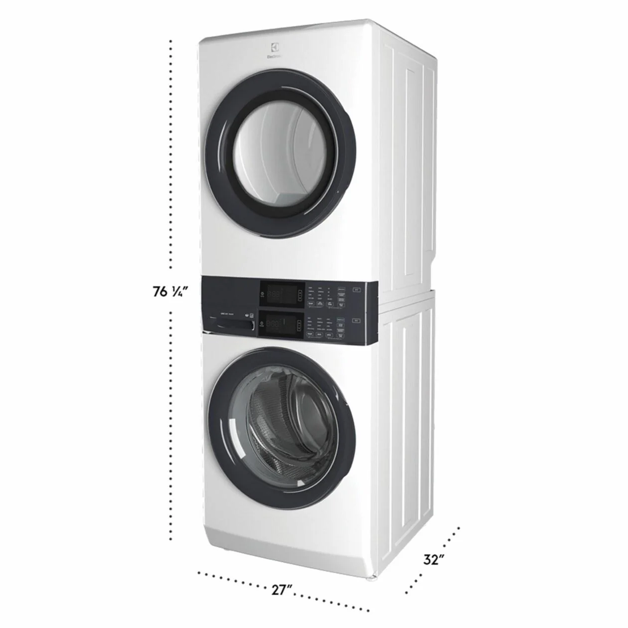 Electrolux ELTG7300AW Laundry Tower Single Unit Front Load 4.4 Cu. Ft. Washer & 8 Cu. Ft. Gas Dryer - Image 2
